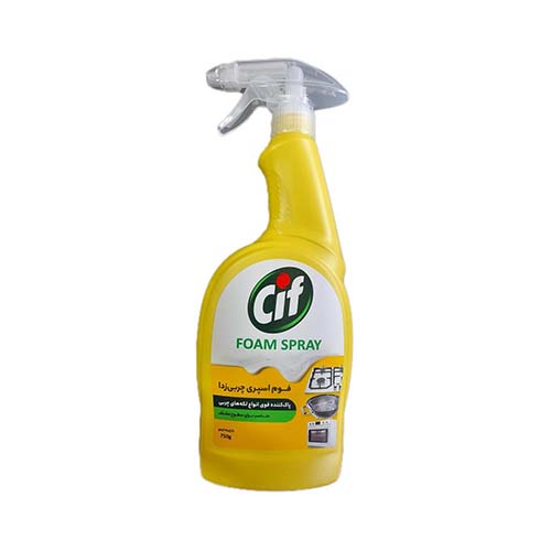 سیف فوم اسپری چربی زدا پاک کننده قوی انواع لکه های چربی مناسب برای سطوح مختلف (750 گرم)