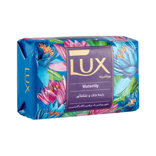لوکس صابون حاوی ویتامین با رایحه گل نیلوفر آبی (125 گرم)