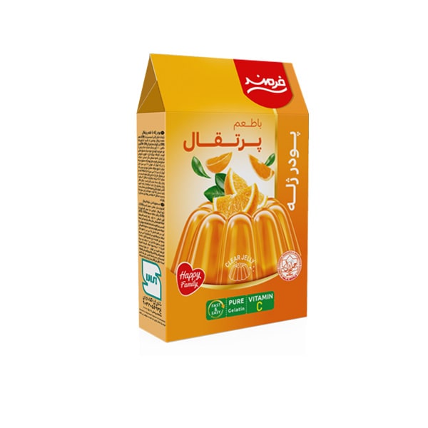 فرمند پودر ژله با طعم پرتقال (90 گرم)