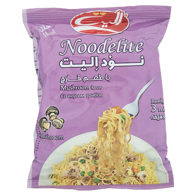 الیت نودالیت با طعم قارچ 75 گرم