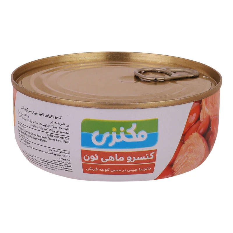 مکنزی کنسرو ماهی همراه لوبیا 230 گرم