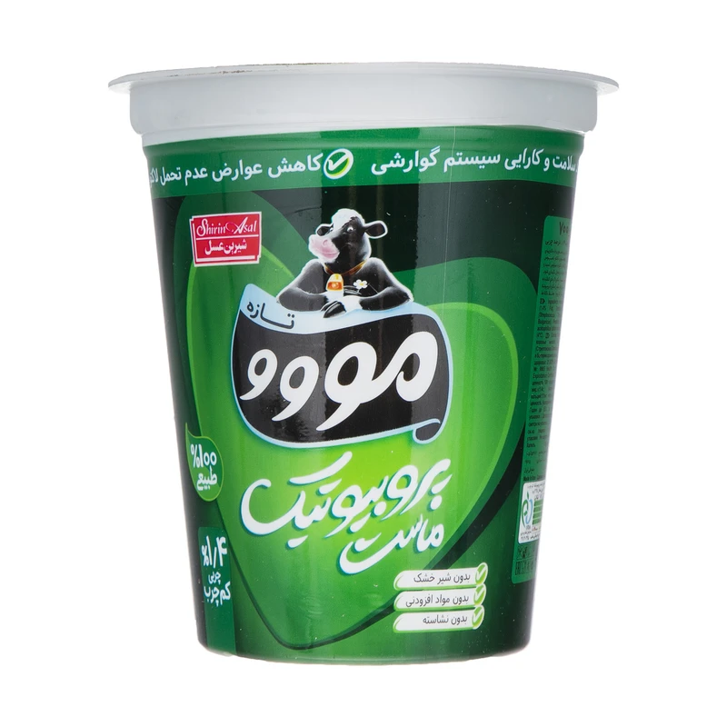 شیرین عسل ماست پروبیوتیک کم چرب دبه ای 2000 گرم