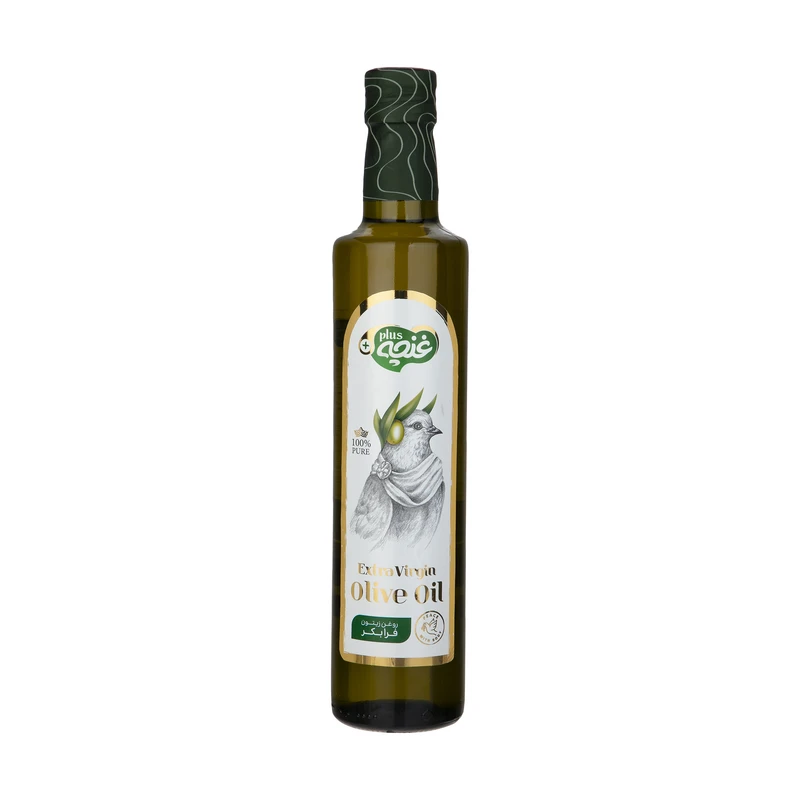 غنچه پلاس روغن زیتون فرابکر شیشه ای 500 میلی لیتر