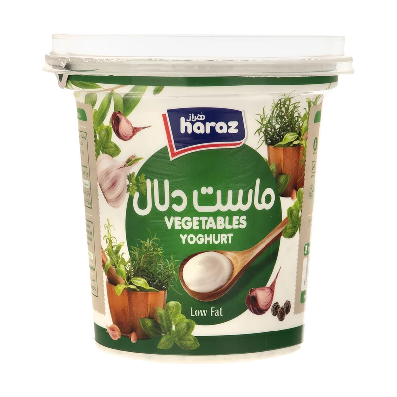 هراز ماست دلال (سبزیجات ) کم چرب 750 گرم