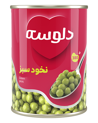 دلوسه کنسرو نخود سبز 380 گرم