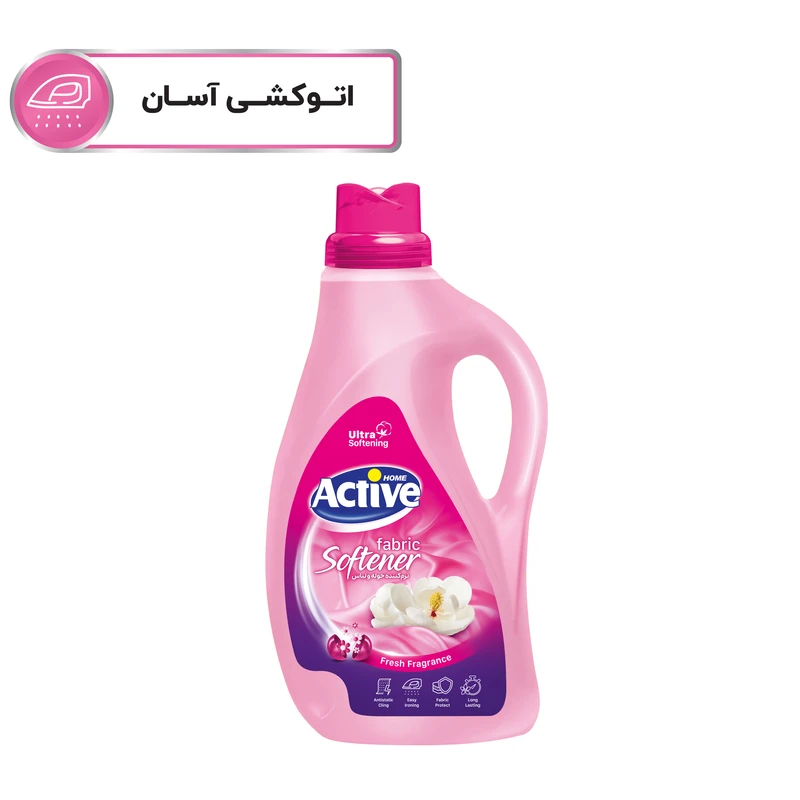 اکتیو نرم کننده حوله و لباس سری صورتی 2500 میلی لیتر