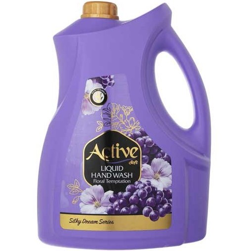 اکتیو مایع دستشویی مدل Floral Temptation صدفی 3750 گرم