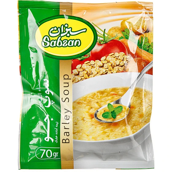 سبزان سوپ جو ساشه ای 70 گرم
