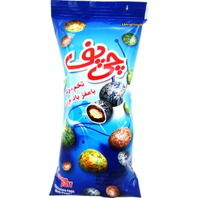 چی پف فراورده کاکائویی با مغز بادام زمینی 60 گرم