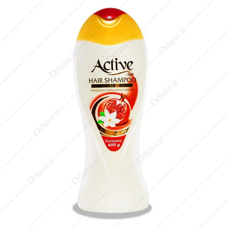 اکتیو شامپو سر موهای آسیب دیده و رنگ شده 400 گرم