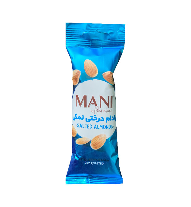 مانی بادام درختی نمکی برشته شده بدون روغن 30 گرم
