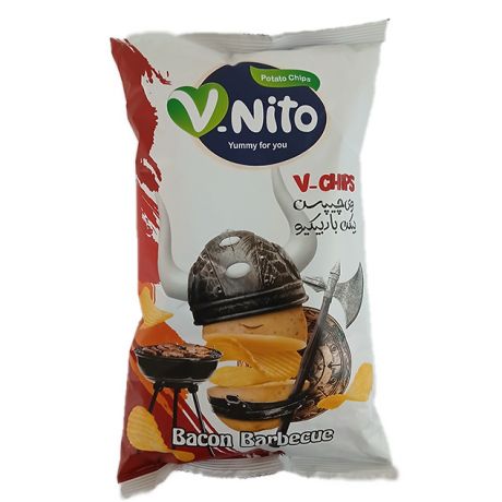 ي نيتو چيپس سيب زميني با طعم باربيكيو 100 گرم