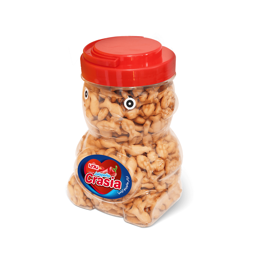 نادی بیسکوئیت کراکر با طعم هالوپینو سری کراسیا 240 گرم