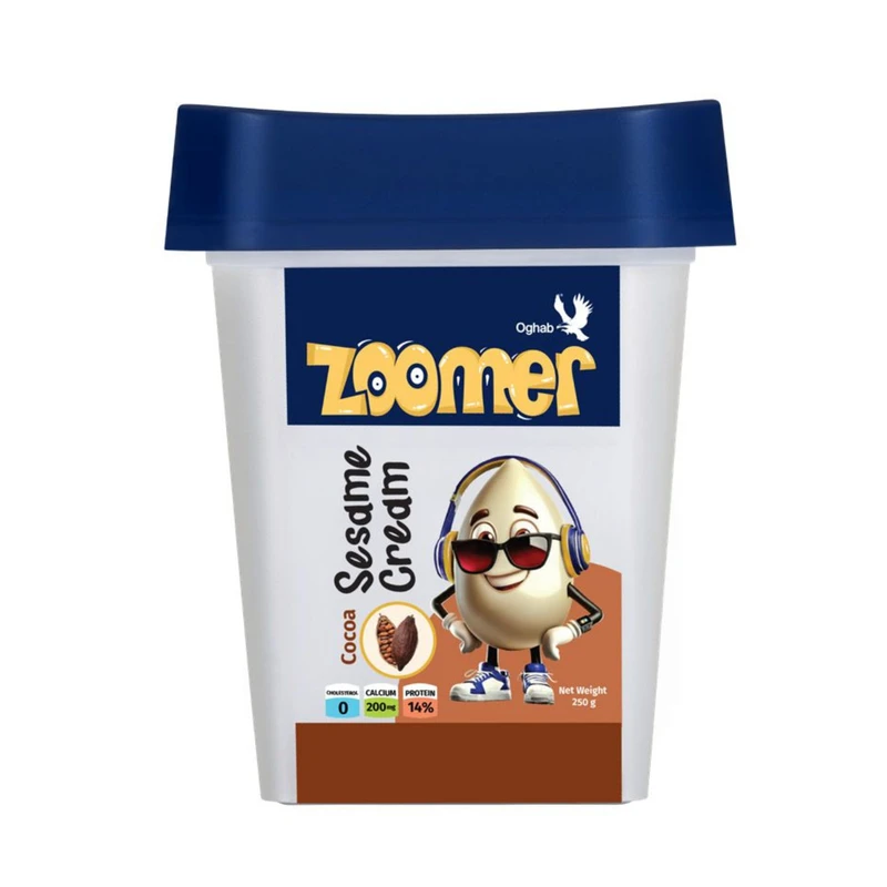 زومر کرم کنجد با طعم شکلات 250 گرم