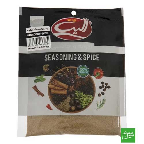 الیت پودر زیره سبز ساشه 50 گرم