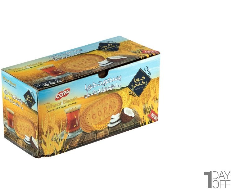 كوپا بيسكوئيت نارگيلي 450 گرم