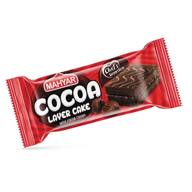 مهیار كوكوا كيك دو لايه شكلاتي 50 گرم