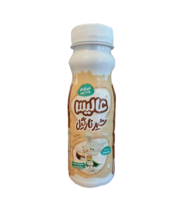 عالیس شیر نارگیل بطری 300 سی سی