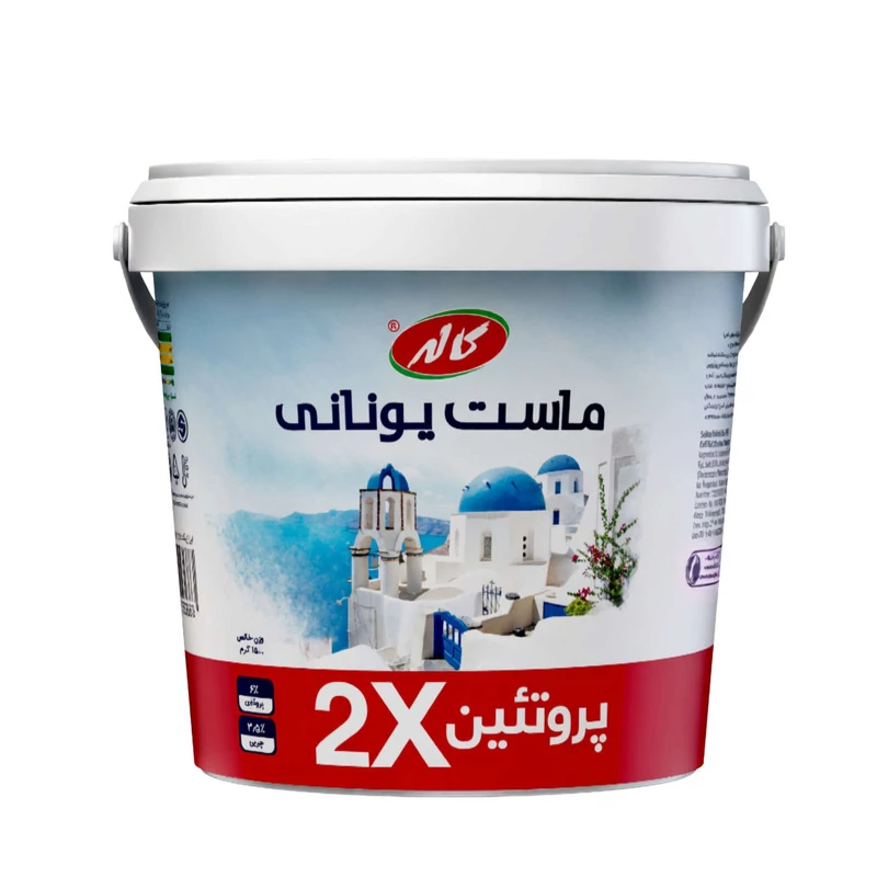 کاله ماست یونانی چکیده طعم دار پرچرب 1500 گرم
