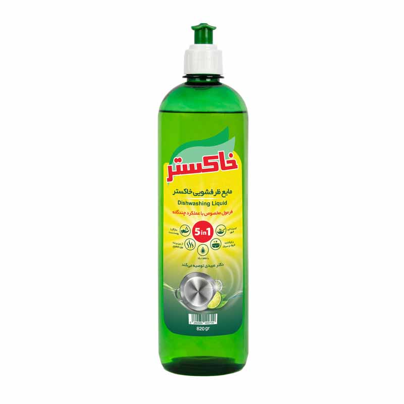 خاکستر مایع ظرفشویی باعملکرد چندگانه و فرمول مخصوص به توصیه دکتر عبیدی رایحه لیمو 770 میلی لیتر
