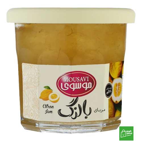 موسوی مربای بالنگ لیوانی 320 گرم