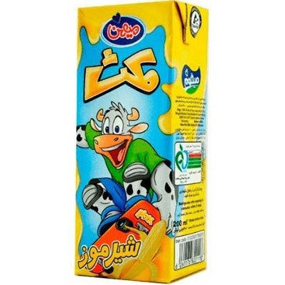 میهن مکث شیر موز 200 میلی لیتر