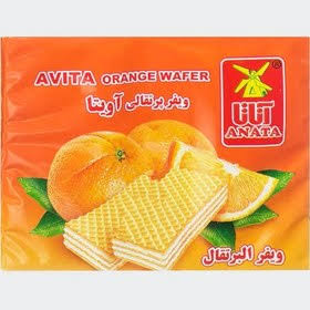 آناتا ویفر با طعم پرتقال سری آویتا 50 گرم