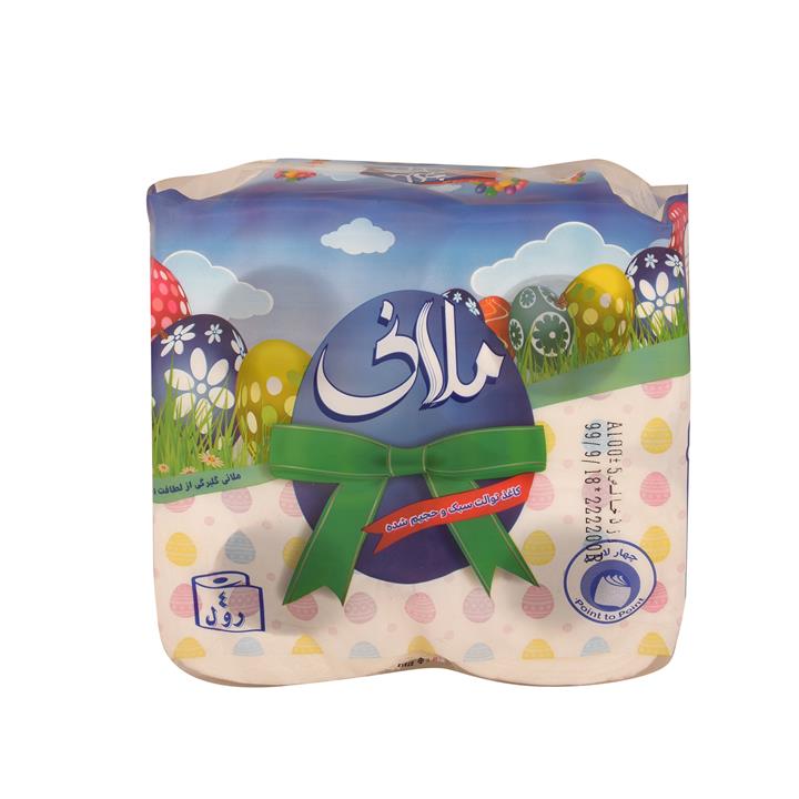ملاني دستمال توالت دلسي 4 قلو