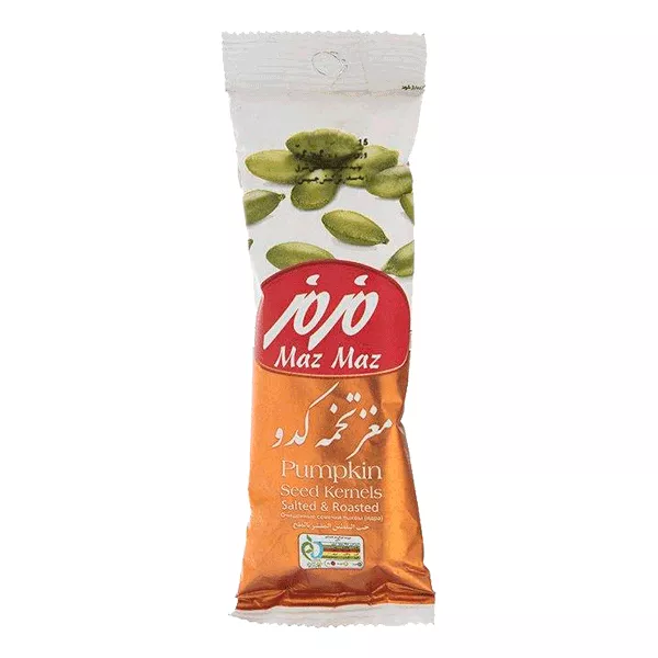 مزمز مغز تخمه كدو نمكي 40گرم