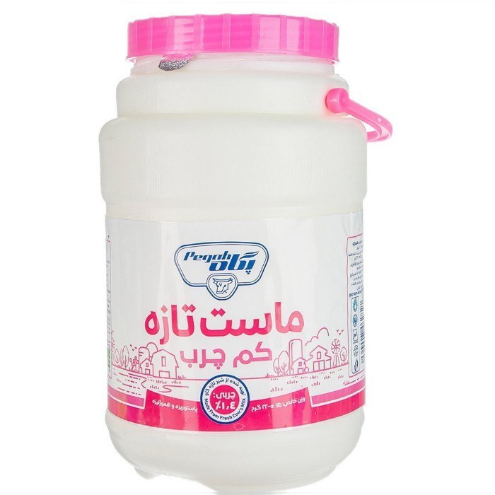 پگاه ماست كم چرب دبه اي 2000 گرم