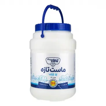 پگاه ماست پر چرب غني شده باويتامينD3 دبه اي 2000 گرم