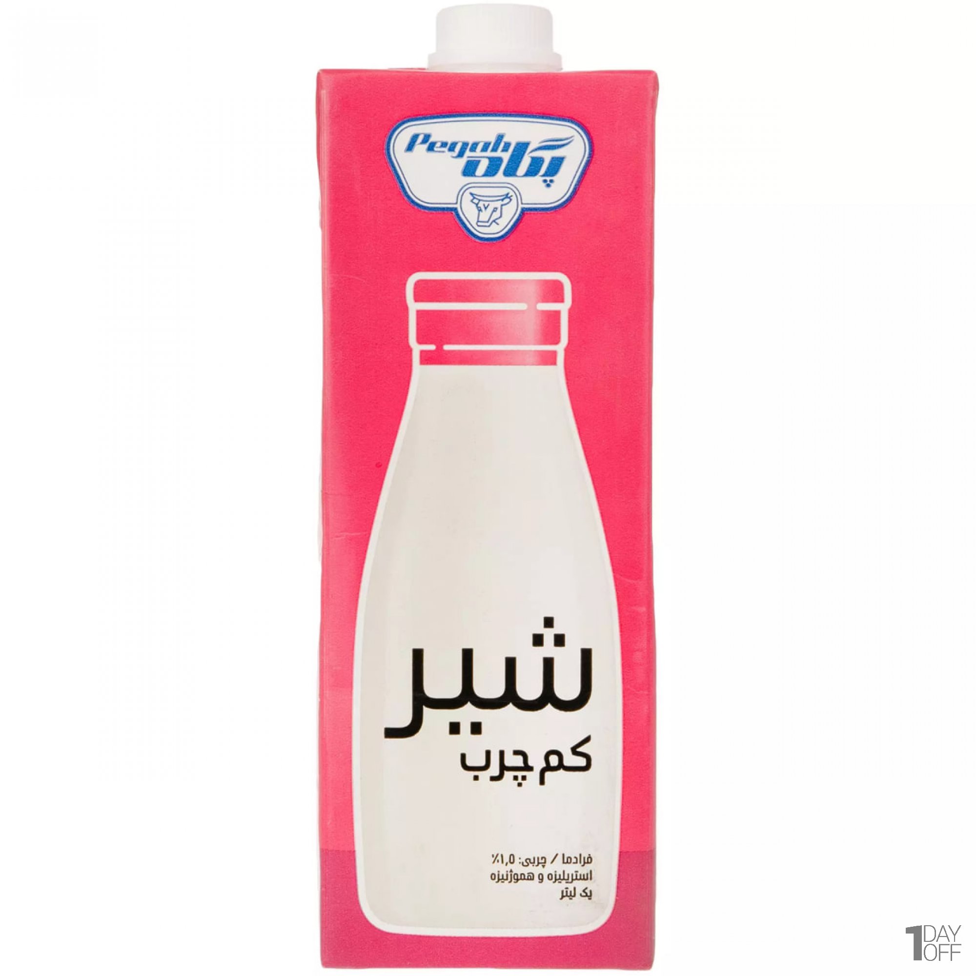 پگاه شير كم چرب يك ليتری