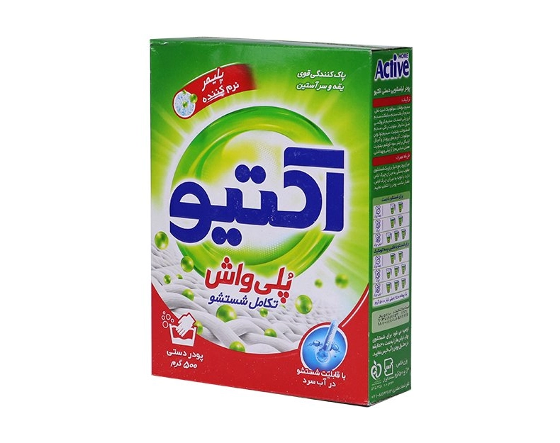 اکتیو پودر دستی پلی واش   500گرم