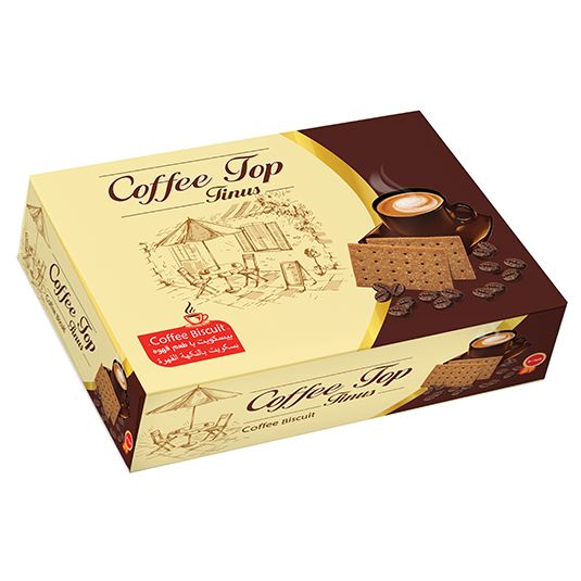 مینو بيسکويت قهوه کافي تاپ تينوس  340گرم
