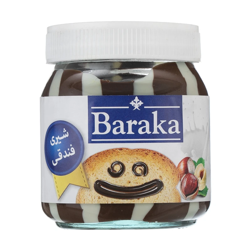 باراکا کرم کاکائو سفید فندقی 330 گرم