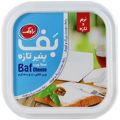 بف پنیر تازه نسبتا چرب 400گرم