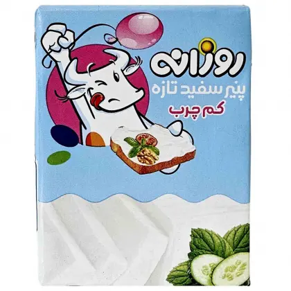 روزانه پنیر سفید تازه کم چرب 210 گرم
