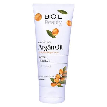 بیول کرم مرطوب کننده دست و صورت حاوی عصاره لاله عباسی و روغن آرگان مناسب پوست های خیلی خشک 60 میلی لیتر