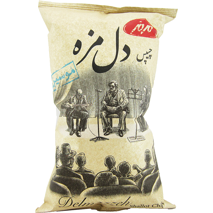 مزمز چیپس دل مزه با طعم موسیر 90 گرم